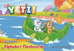 Little Yeti Pre-Primary Alphabet Flash Cards